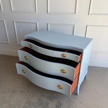 Load image into Gallery viewer, Vintage Drexel 3 Drawer Bowfront Chest