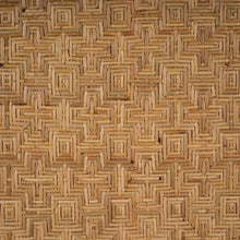 Load image into Gallery viewer, Scalloped Headboard with Rattan