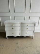 Load image into Gallery viewer, Dixie Furniture Vintage Serpentine Dresser in Swiss Coffee