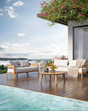 Load image into Gallery viewer, Raleigh Single Seater Outdoor Teak Lounge Chair
