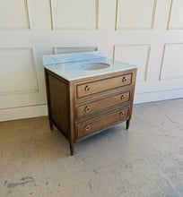 Load image into Gallery viewer, Cholet Single vanity with sink & marble top