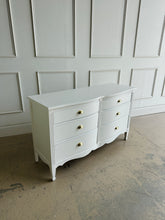 Load image into Gallery viewer, Dixie Furniture Vintage Serpentine Dresser in Swiss Coffee