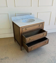Load image into Gallery viewer, Cholet Single vanity with sink & marble top