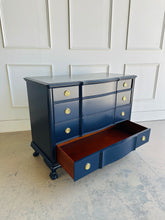 Load image into Gallery viewer, Kling Furniture Vintage Claw Foot Chest in Naval