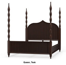 Load image into Gallery viewer, Brighton Wood Back Bed