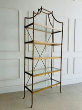 Load image into Gallery viewer, Golden Regency Metal Etagere by Highland House Furniture
