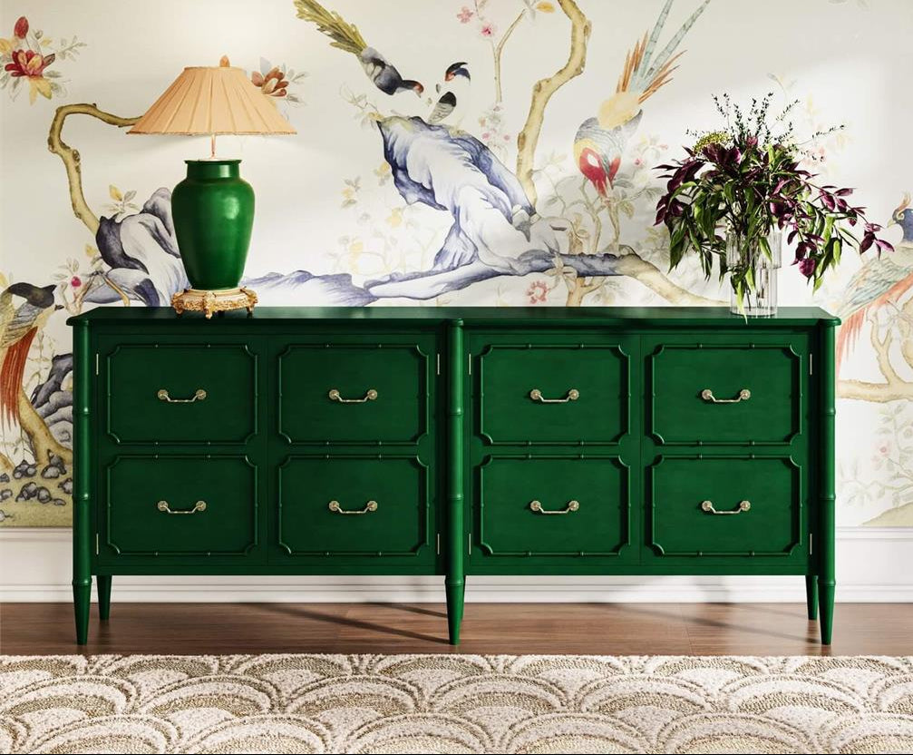 Chelsea Long Narrow 4 Door Sideboard – Good Bones Furniture