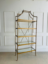 Load image into Gallery viewer, Golden Regency Metal Etagere by Highland House Furniture