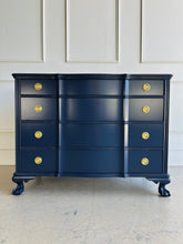 Load image into Gallery viewer, Kling Furniture Vintage Claw Foot Chest in Naval