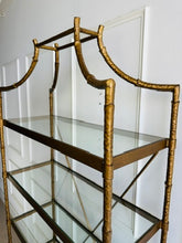 Load image into Gallery viewer, Golden Regency Metal Etagere by Highland House Furniture