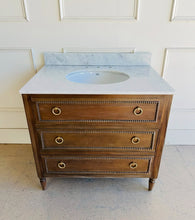 Load image into Gallery viewer, Cholet Single vanity with sink & marble top