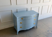 Load image into Gallery viewer, Vintage Drexel 3 Drawer Bowfront Chest