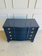Load image into Gallery viewer, Kling Furniture Vintage Claw Foot Chest in Naval