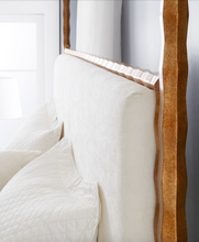 Load image into Gallery viewer, Antiqued Gold Leaf Canopy Bed