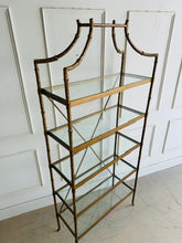 Load image into Gallery viewer, Golden Regency Metal Etagere by Highland House Furniture