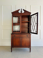 Load image into Gallery viewer, Antique Mahogany China Cabinet