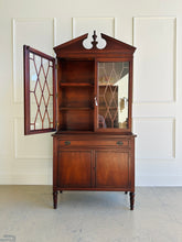 Load image into Gallery viewer, Antique Mahogany China Cabinet