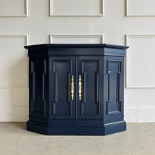 Load image into Gallery viewer, Vintage Hall Cabinet in Naval