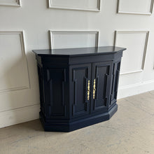 Load image into Gallery viewer, Vintage Hall Cabinet in Naval