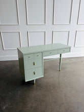 Load image into Gallery viewer, Vintage Mid-Century Desk in Benjamin Moore Saybrook Sage