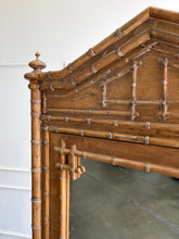 Load image into Gallery viewer, Faux Bamboo Armoire with Mirrored Door