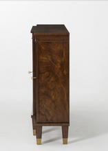 Load image into Gallery viewer, Modern History Walnut Breakfront Cabinet