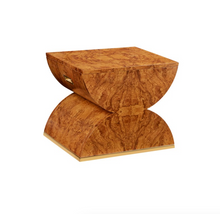 Load image into Gallery viewer, Geometric Stool-Olive Ashe