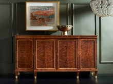 Load image into Gallery viewer, Large Walnut Breakfront Cabinet