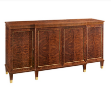 Load image into Gallery viewer, Large Walnut Breakfront Cabinet