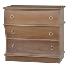 Load image into Gallery viewer, Serpentine 3 drawer bedside