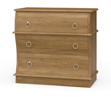 Load image into Gallery viewer, Serpentine 3 drawer bedside