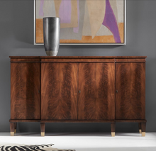 Load image into Gallery viewer, Walnut Breakfront Cabinet