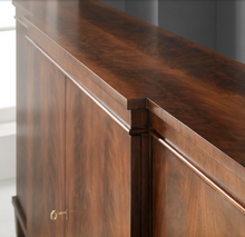 Load image into Gallery viewer, Walnut Breakfront Cabinet