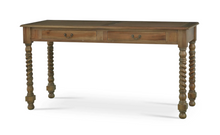 Load image into Gallery viewer, Console Desk w/ Barley Twist Legs