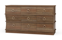 Load image into Gallery viewer, Serpentine 9 drawer dresser