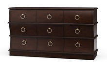 Load image into Gallery viewer, Serpentine 9 drawer dresser