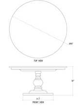 Load image into Gallery viewer, Goucho Round Dining Table, 60"