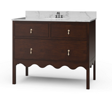 Load image into Gallery viewer, Chloe Single vanity with sink & marble top