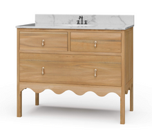 Load image into Gallery viewer, Chloe Single vanity with sink & marble top