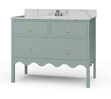 Load image into Gallery viewer, Chloe Single vanity with sink & marble top