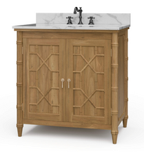 Load image into Gallery viewer, Grosvenor Single vanity with sink & marble top