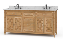 Load image into Gallery viewer, Grosvenor Double vanity with sinks & marble top