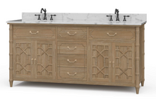 Load image into Gallery viewer, Grosvenor Double vanity with sinks & marble top