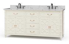 Load image into Gallery viewer, Grosvenor Double vanity with sinks & marble top