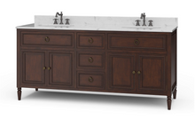 Load image into Gallery viewer, Cholet Double vanity with sinks & marble top