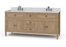 Load image into Gallery viewer, Cholet Double vanity with sinks & marble top