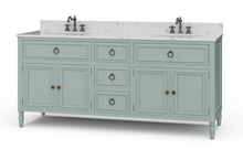Load image into Gallery viewer, Cholet Double vanity with sinks & marble top