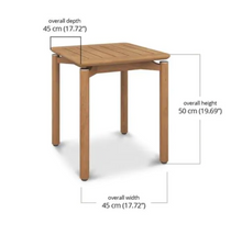 Load image into Gallery viewer, Virginia Outdoor Teak Side Table