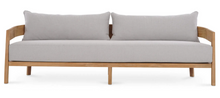 Load image into Gallery viewer, Raleigh 3 Seater Outdoor Teak Sofa