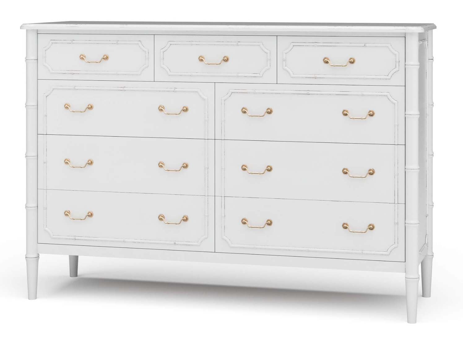 white bamboo dresser vintage-dixie-aloha-faux-bamboo-dresser-2 This is the second vintage